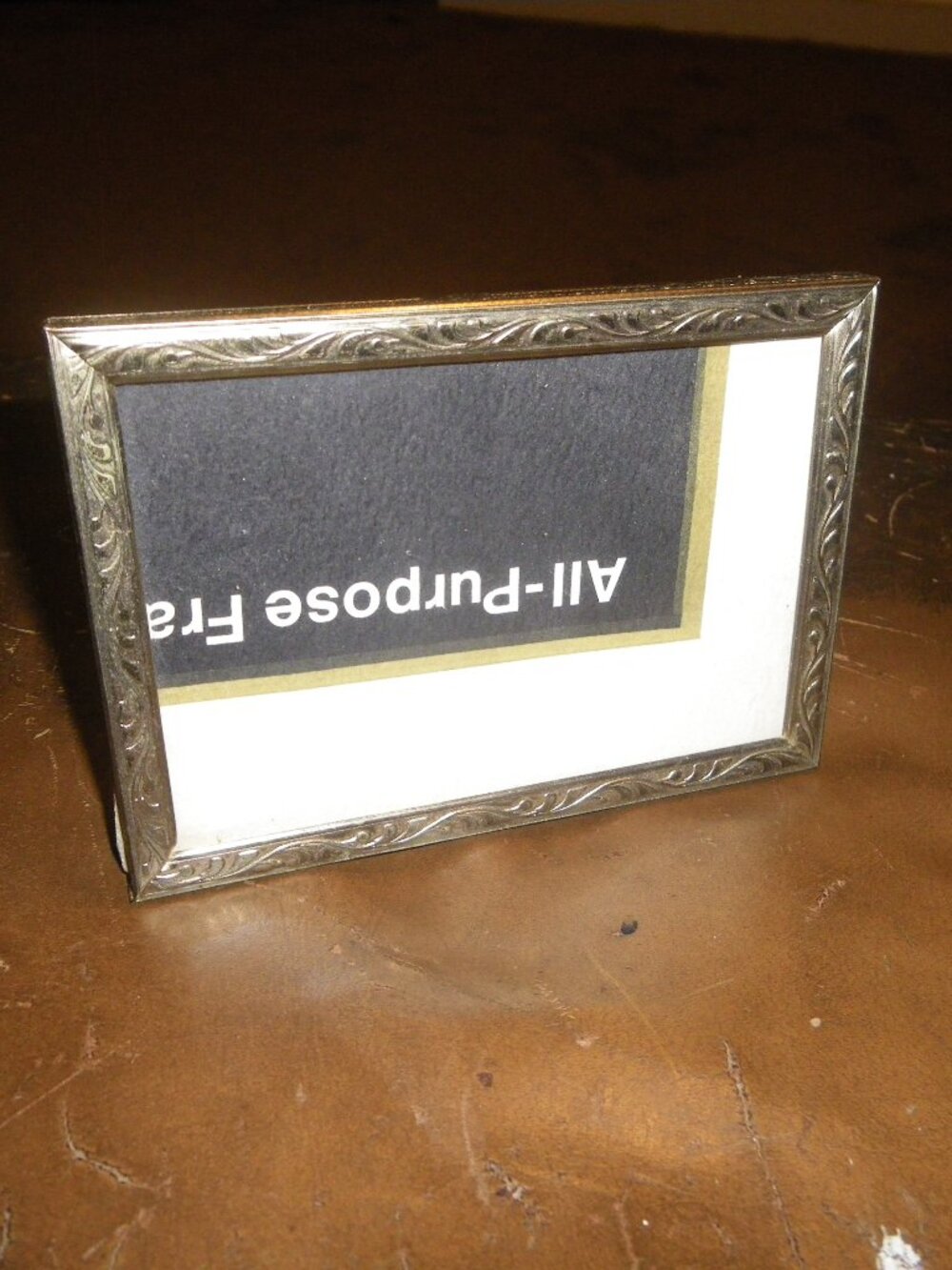 Vintage Minimalist Metal Frame For 3 1/2” x 5” Photograph